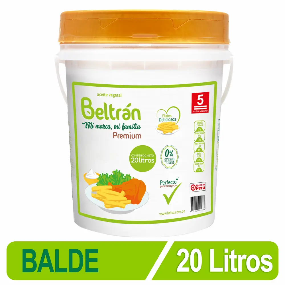 Aceite Vegetal BELTRAN 20 L | Balde