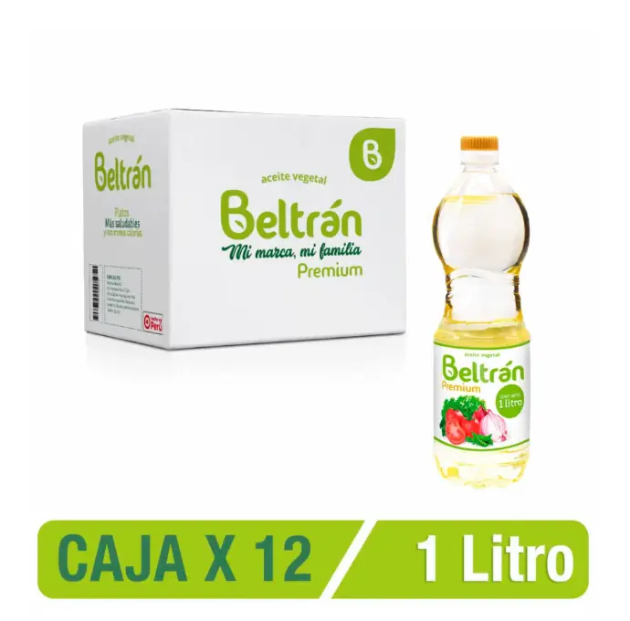 Aceite Vegetal BELTRAN 1 L | Caja X 12 Uni