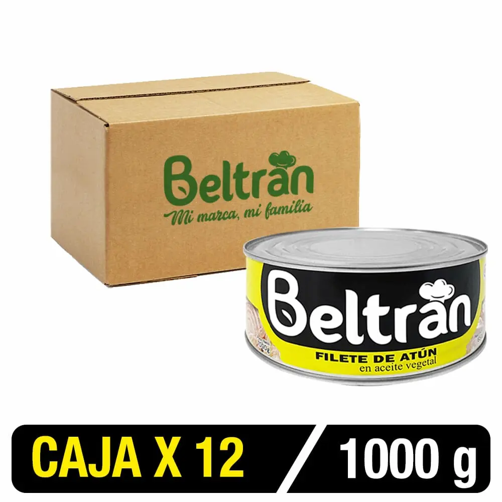 Filete de Atún BELTRAN en Aceite RO-1000 | Caja X 12 Uni