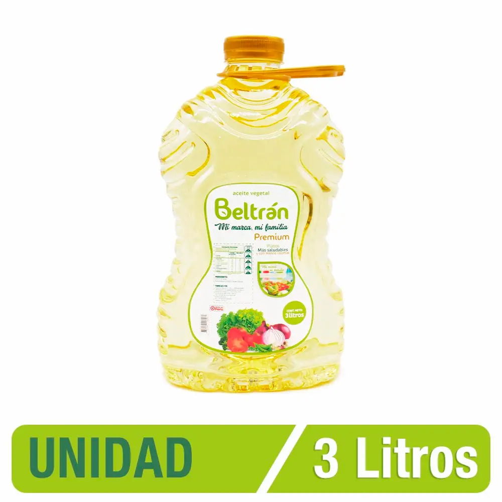 Aceite Vegetal BELTRAN 3 L Pet | Caja X 4 Uni
