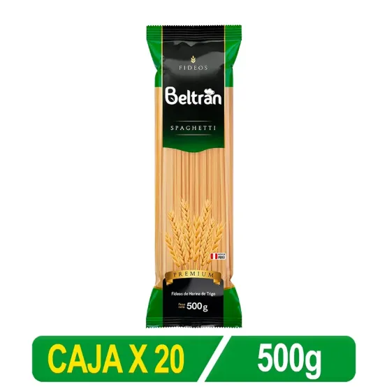 Fideo BELTRAN Spaghetti 500g | Paquete X 20 Uni
