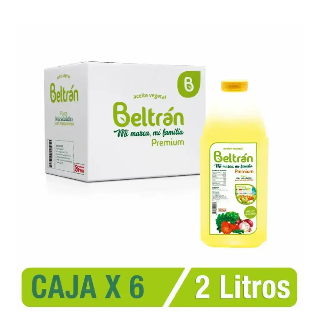 Aceite Vegetal BELTRAN 2 L | Caja X 6 Uni